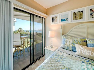Master bedroom open to balcony